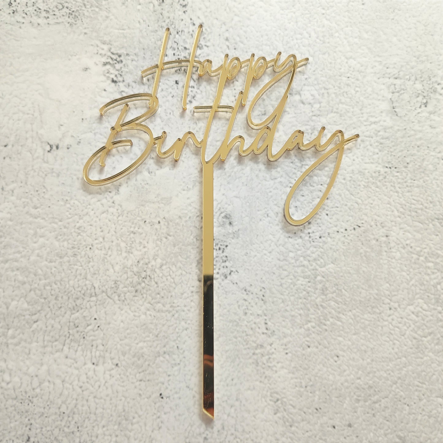 Topper acrílico Happy Birthday