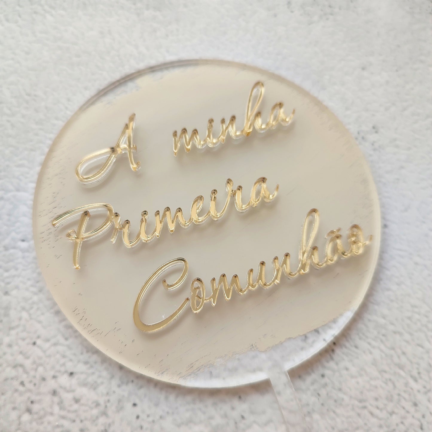 Topper A minha primeira comunhão pintado