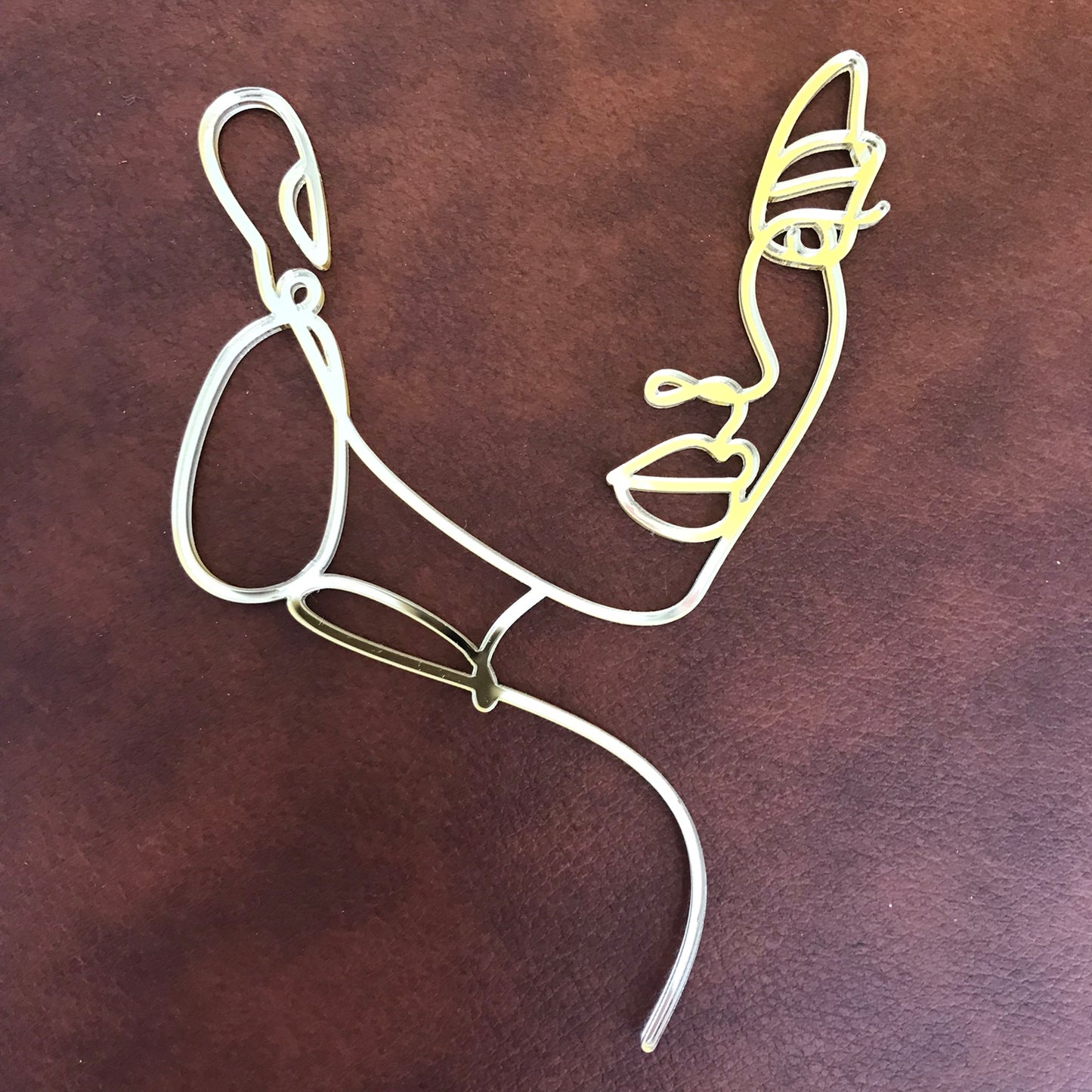 Silhueta de rosto Mulher n.4