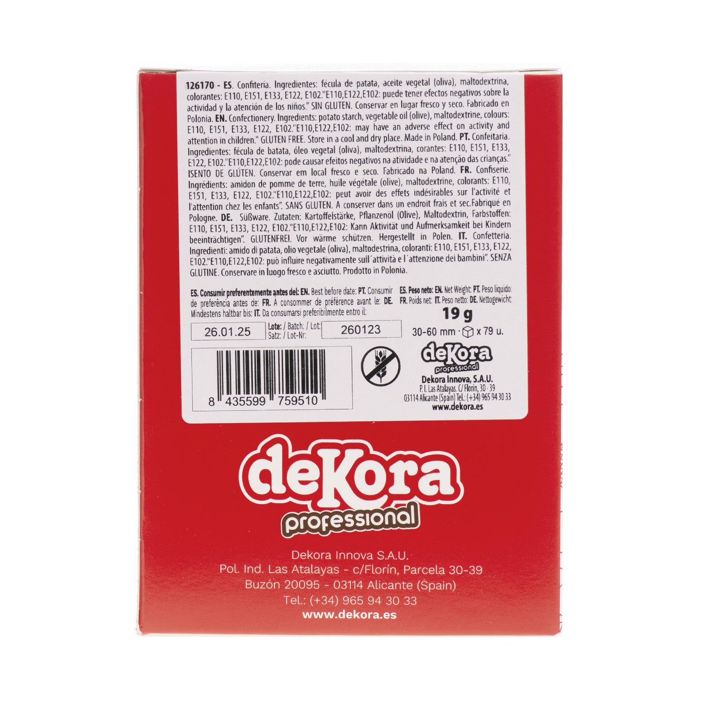Borboletas azuis em obreia 3-6 cm DeKora