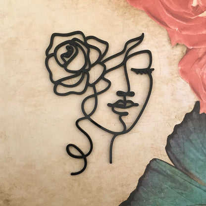 Silhueta de rosto Mulher n.2
