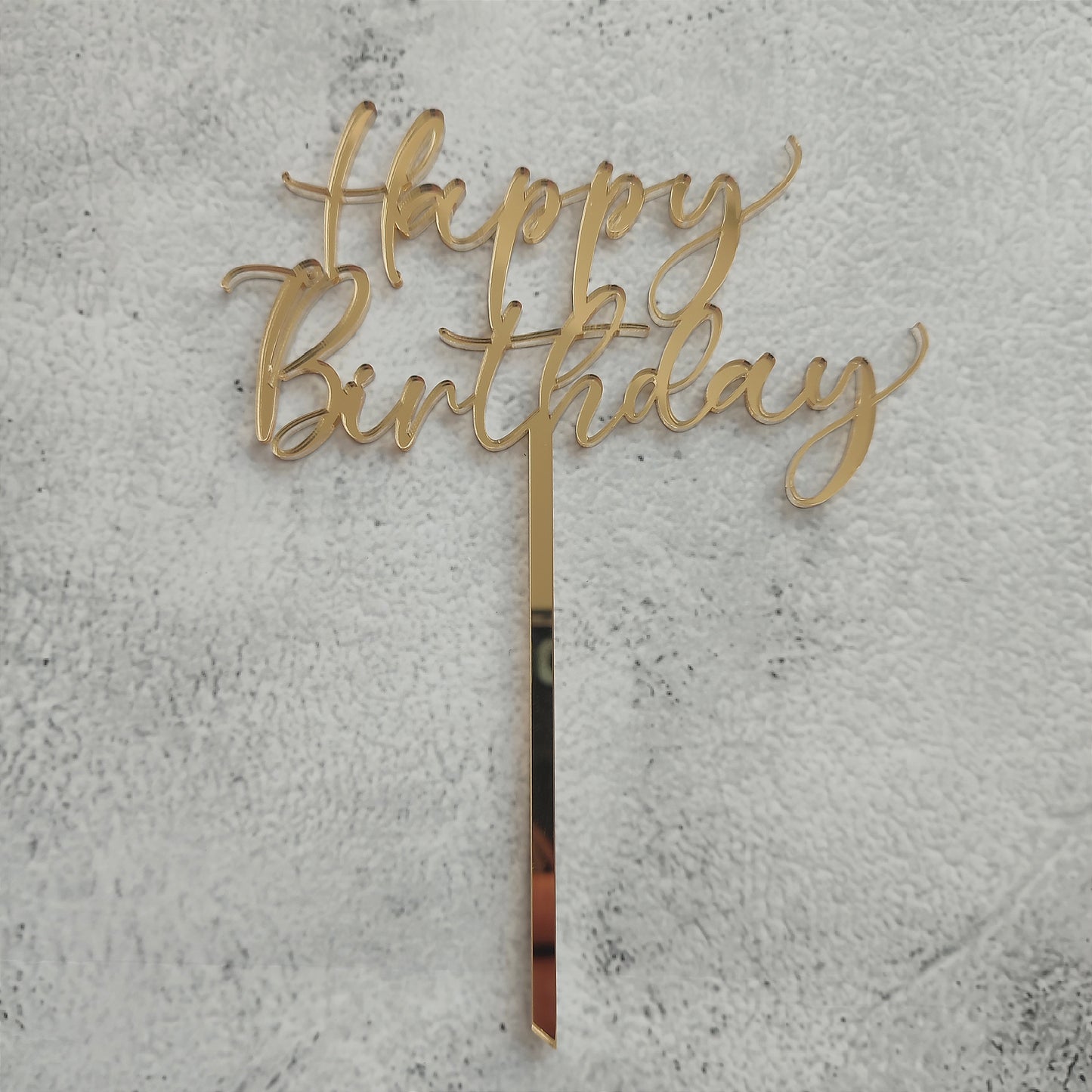 Topper acrílico Happy Birthday