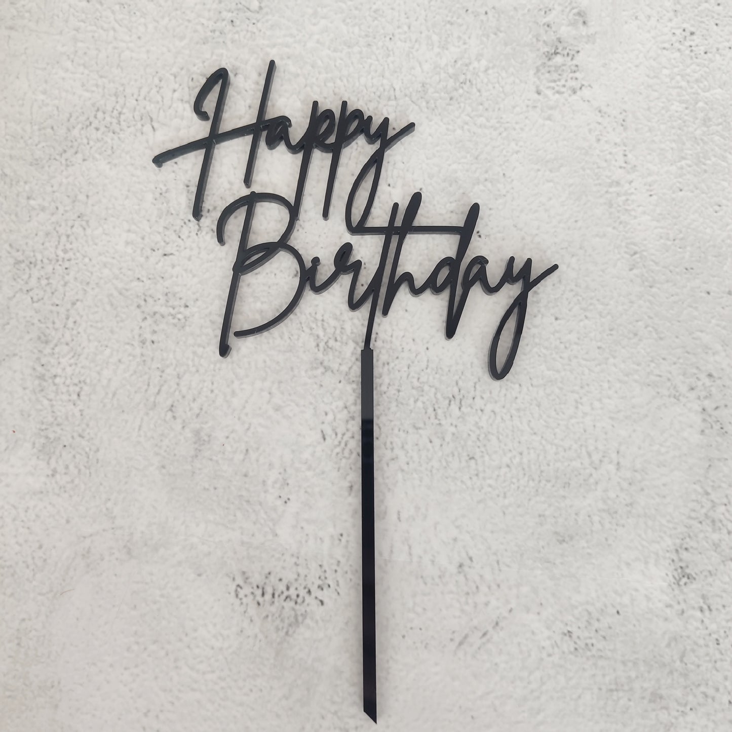 Topper acrílico Happy Birthday