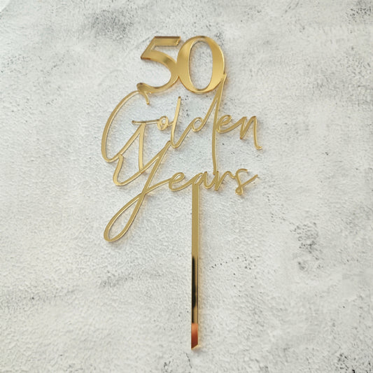 Topper acrílico 50 Golden Years