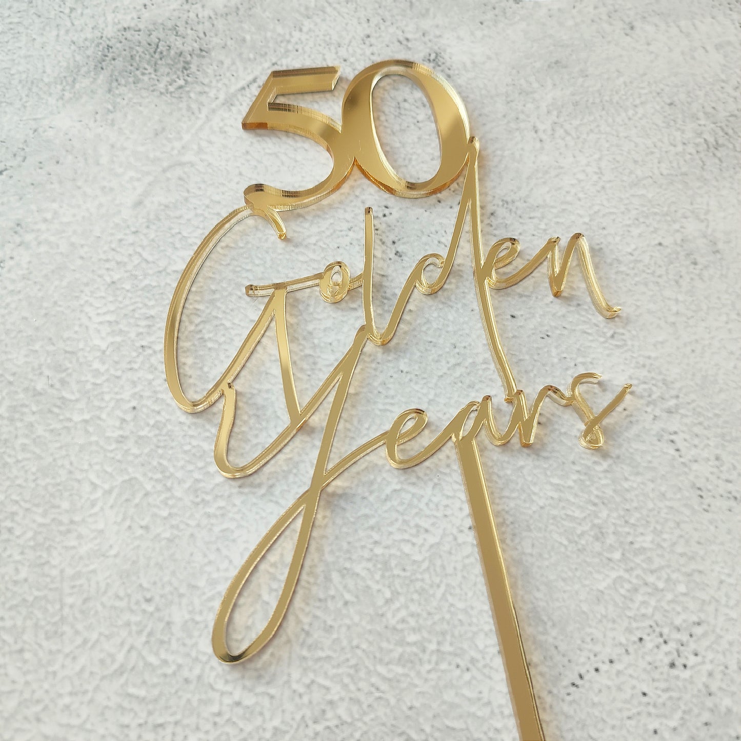 Topper acrílico 50 Golden Years
