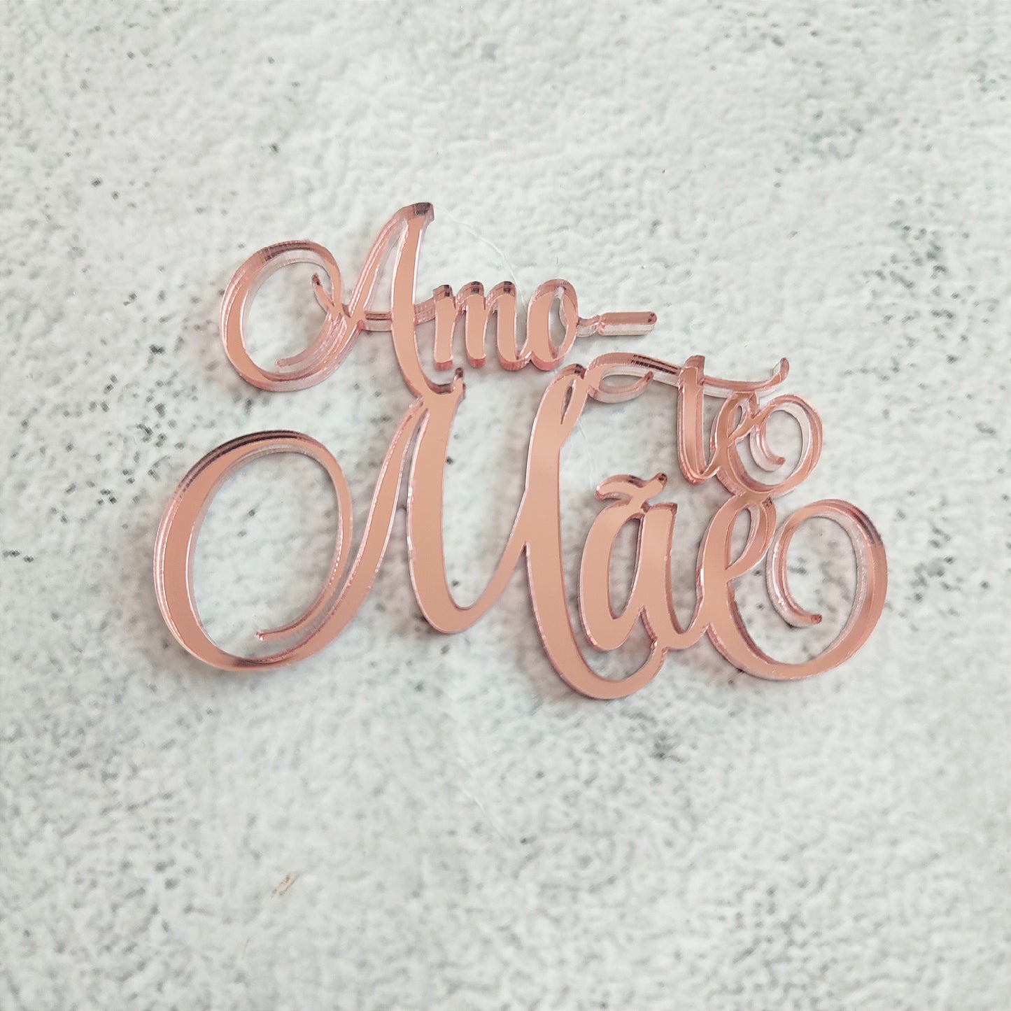 Mini topper Amo-te Mãe