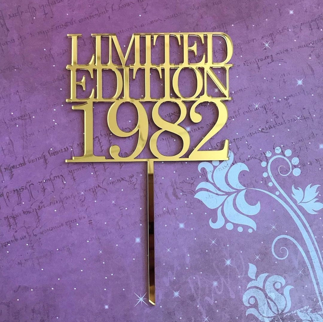 Topper acrílico "Limited Edition 1993"