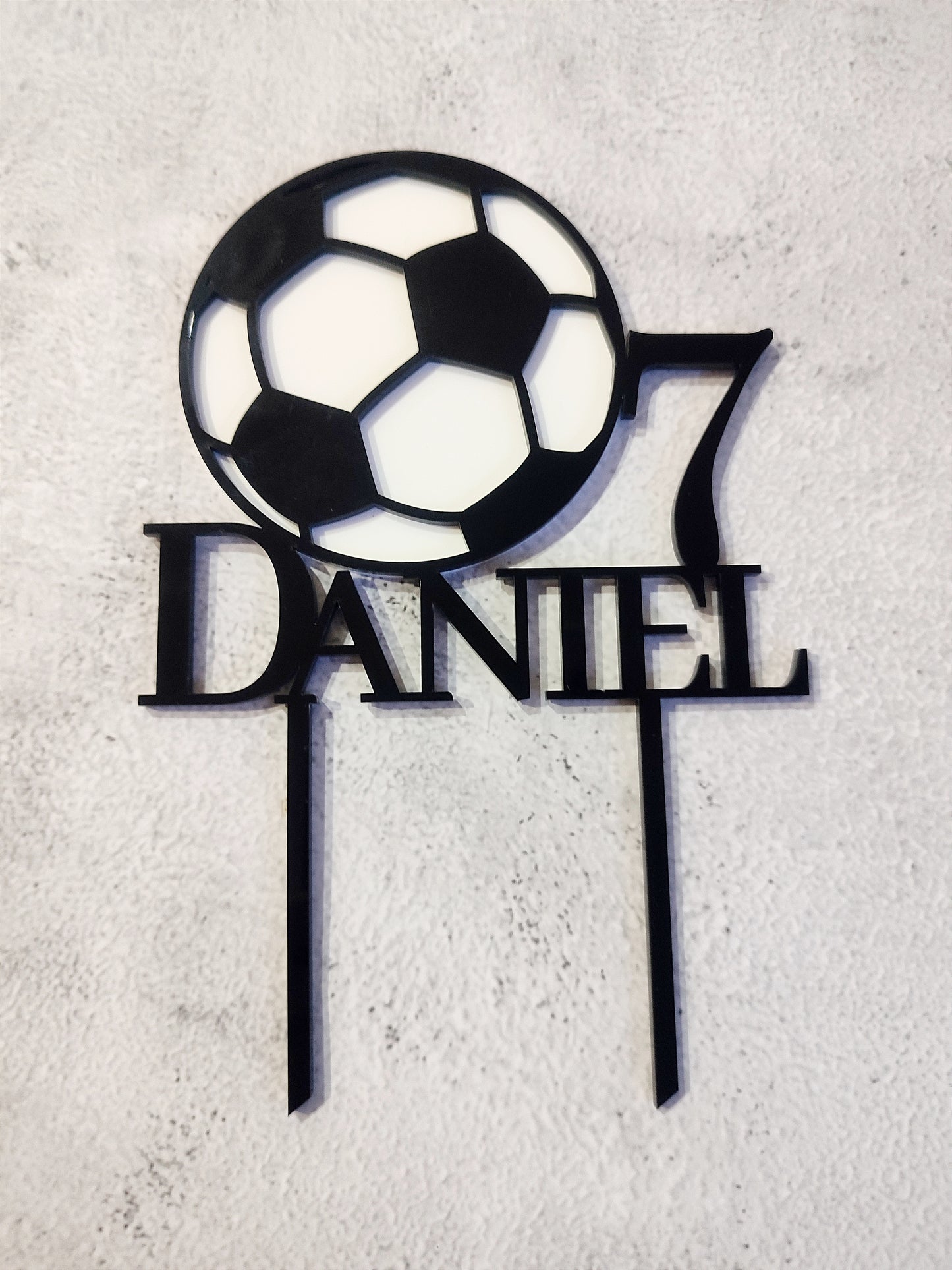 Topper acrílico Futebol n.5