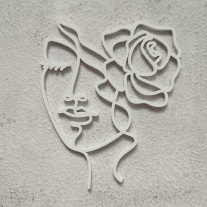 Silhueta de rosto Mulher n.2